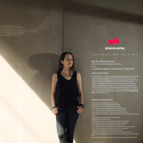Screenshot aus dem Video „Johanna’s Story“ der TU Graz
