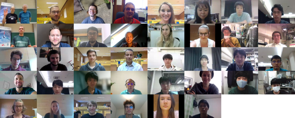 Online Gruppenfoto von Teilnehmenden der International Summer School on PEFCs. © TU Austria Abb_6