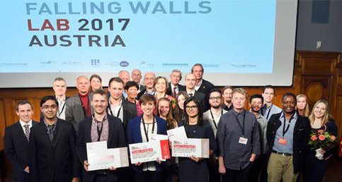 Falling Walls Lab Austria: 14 Talente aus acht Nationen präsentierten ihre innovativen Ideen Falling Walls Lab Austria: 14 Talente aus acht Nationen präsentierten ihre innovativen Ideen