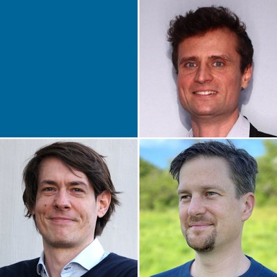 Portraits von Philipp Haslinger, Tim Langen und Andrej Pustogow